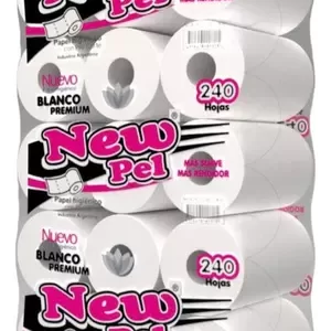 PAPEL HIGIENICO NEW PEL 30X80 MT
