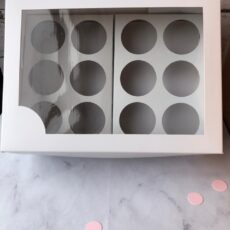 CAJAS PARA PANADERIA / CAJA PARA CUPCAKE X12