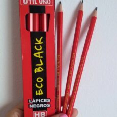 LAPICES NEGROS HB DE PLASTICO SIN GOMA X 12 UNI X 12 PAC