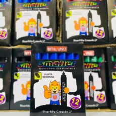 MARCADOR PERMANENTE P REDONDA O BISELADA UTIL UNO