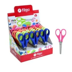 TIJERA ESCOLAR FILGO X 24 U V/COLORES ESP