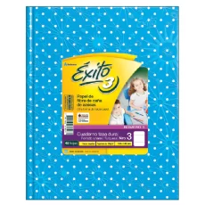 CUAD. EXITO E3 LUNAR X  48 HJS. TURQUESA