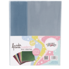 FUNDA PARA CUADERNO CRSITAL 16*21 CM X 10PC