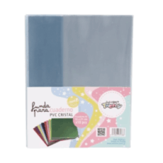 FUNDA PARA CUADERNO CRSITAL 16*21 CM X 10PC
