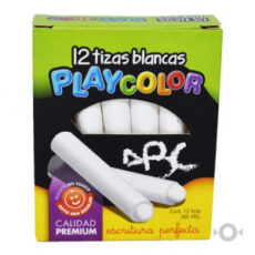 TIZA X 12 PLAYCOLOR  BLANCA  ESP