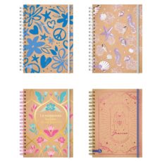 CUADERNO KRAFT BULLET RY 15X21 80HJS RAYADO PAPEL NAT ESP
