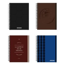 CUADERNO KIRI RY 15 21 80 HJS RAYADO SOBRE Y ELASTICO ESP
