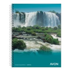 CUADERNO AVON CON ESPIRAL 84 RAYAS 16X21  ESP
