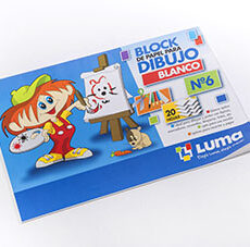 BLOCK DE PAPEL DE DIBUJO N 6 BLANCO ESP