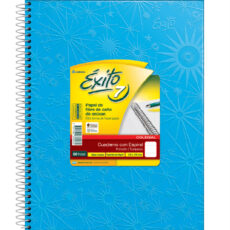 CUAD. EXITO E7 X   60 HJS. TURQUESA //