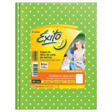 CUAD. EXITO E1 LUNARES X  48 HJS. VERDE M