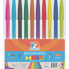 EZCO BOLIGRAFO MESH/PASTEL X BLISTER ESP x10