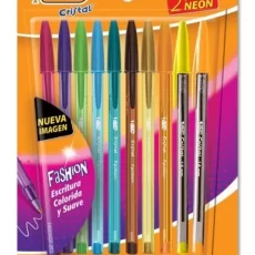 BOLIGRAFO BIC FASHION BL X10 (8+2 INTENSO NEON) ESP