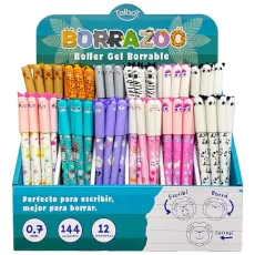 ROLLER TALBOT BORRABLE 0,7 AZUL ANIMALES DISPLAY X144U.