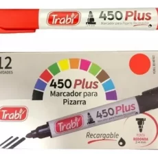 MARCADOR 450  TRABI PIZARRA REDONDO X 12 U