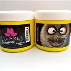 POTE TEMPERA ACUAREL X250GR AMARILLO FLUO