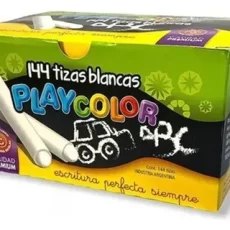 TIZAS PLAYCOLOR  BLANCA X 144 ESP