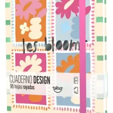 CUADERNO DESIGN A5 14X21 CM 96 HJS RAYADAS TALBOT