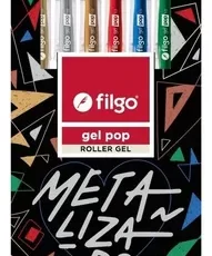 BOLIGRAFO FILGO ROLLER GEL POP ESTUCHE X6U