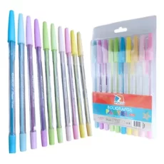 EZCO BOLIGRAFO MESH/PASTEL x10u