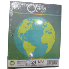 REPUESTO GLOSS N3 24HJS CUADRICULADO ESP