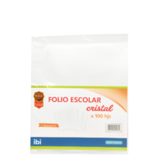 FOLIO ESCOLAR 40MIC X100HJS ESP