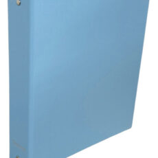 CARPETA ESCOLAR N3 FORRADA PVC 3*40 CELESTE PASTEL
