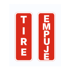 TIRE Y EMPUJE VERTICAL ROJO (12X5)