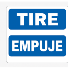TIRE Y EMPUJE HORIZONTAL AZUL (12X5)