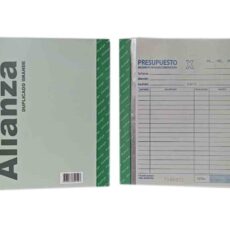 TALONARIO ALIANZA DUPLICADO GRANDE X CAJA
