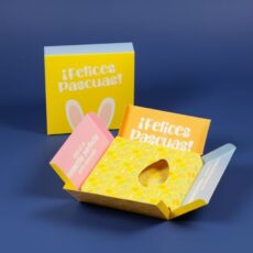 CAJA PASCUA EXPLOSIVA POP 20X20X10  C/ZOCALO HUEVO N12/15 Y PORTA CUCHARA